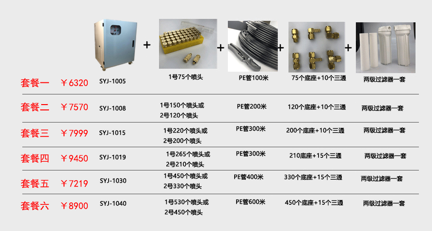 柜機(jī)版霧森主機(jī)價格